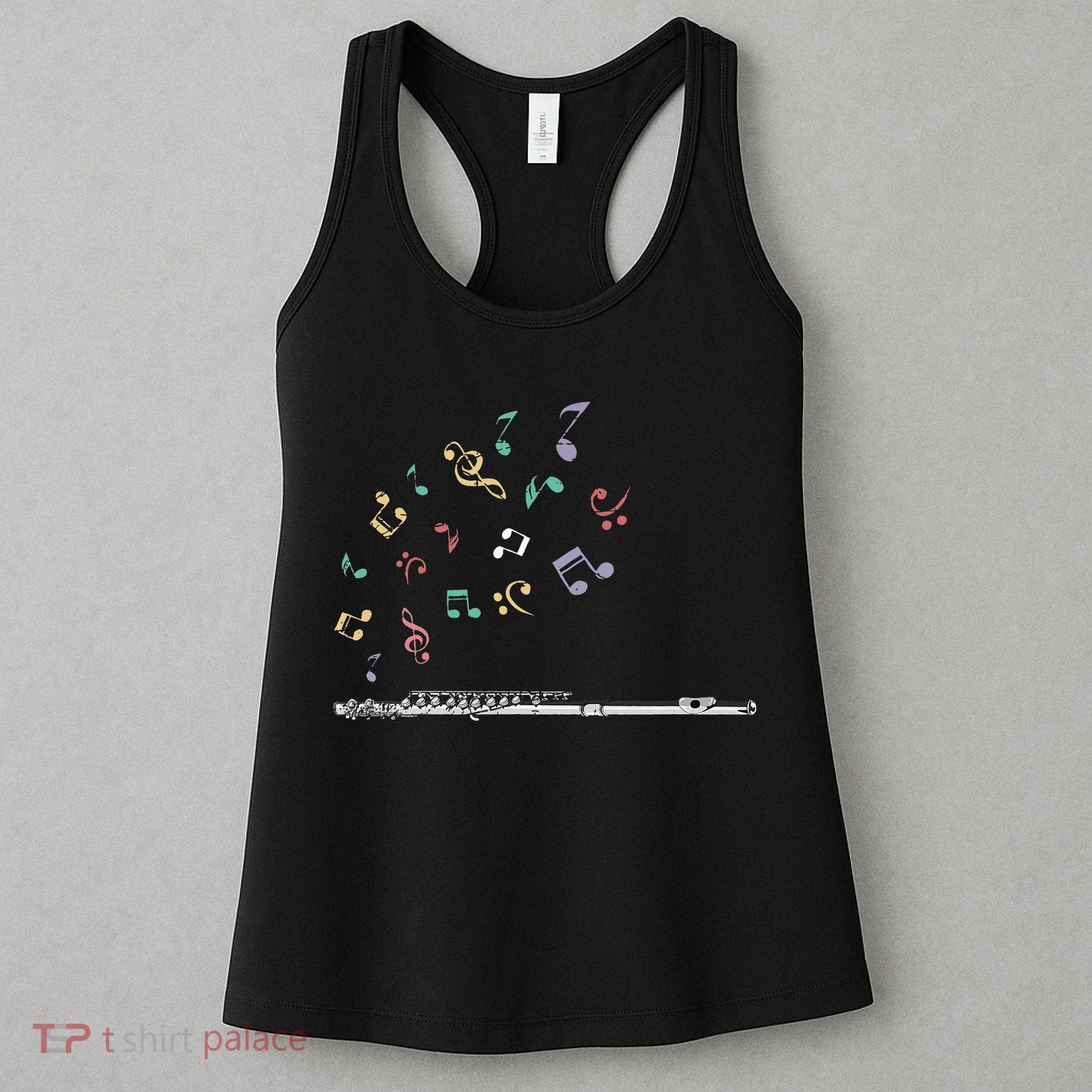 Classical Musical Instrument Flutist Gift Flute Women's Tank Top