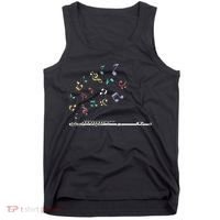 Classical Musical Instrument Flutist Gift Flute Tank Top thumb 0