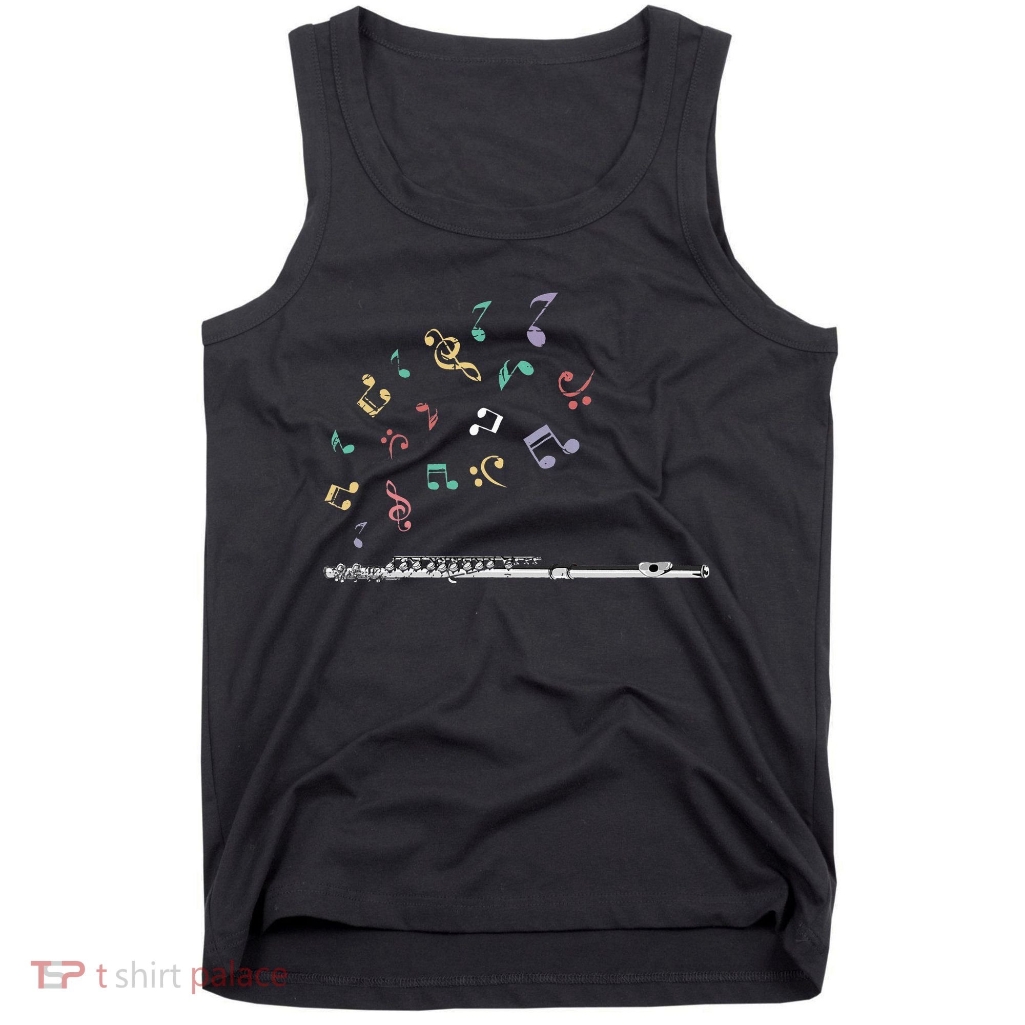 Classical Musical Instrument Flutist Gift Flute Tank Top
