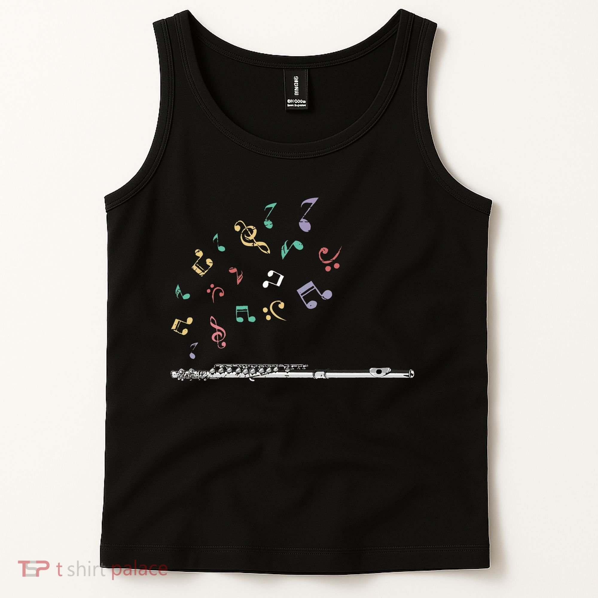 Classical Musical Instrument Flutist Gift Flute Tank Top