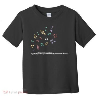 Classical Musical Instrument Flutist Gift Flute Toddler T-Shirt
