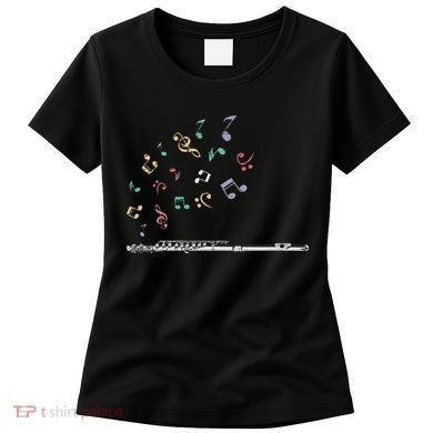 Classical Musical Instrument Flutist Gift Flute Women's T-Shirt