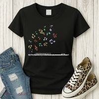 Classical Musical Instrument Flutist Gift Flute Women's T-Shirt thumb 3