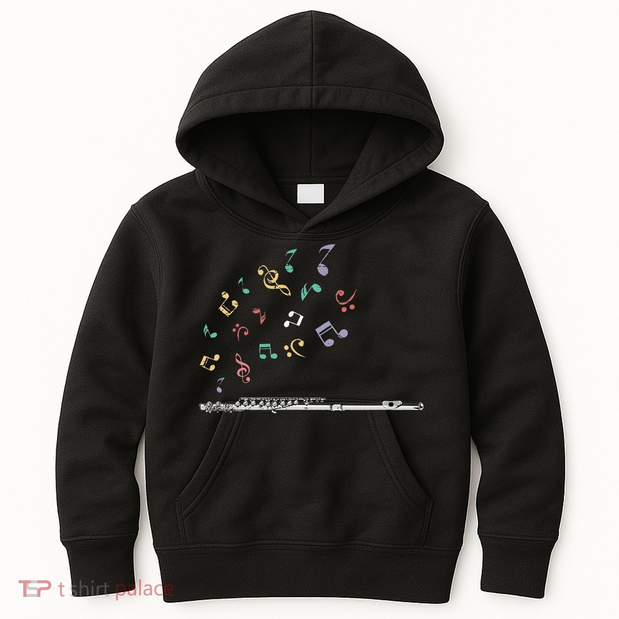 Classical Musical Instrument Flutist Gift Flute Kids Hoodie