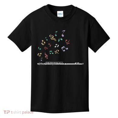 Classical Musical Instrument Flutist Gift Flute Kids T-Shirt