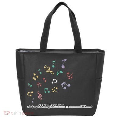 Classical Musical Instrument Flutist Gift Flute Tote Bag