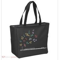 Classical Musical Instrument Flutist Gift Flute Tote Bag thumb 2