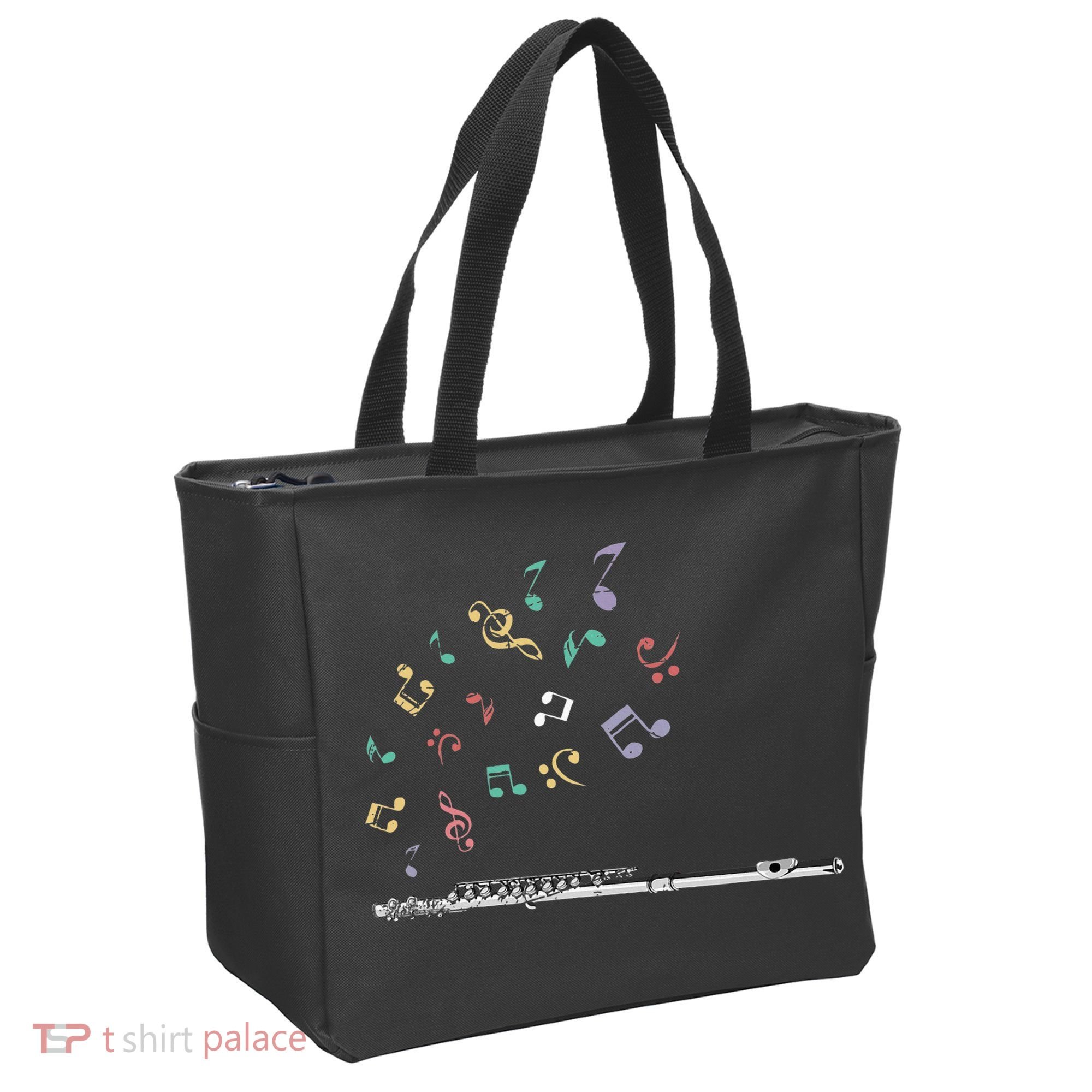 Classical Musical Instrument Flutist Gift Flute Tote Bag