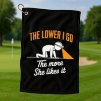 Coal Miner Job Profession Digging Occupation Coal Mining Golf Towel thumb 1