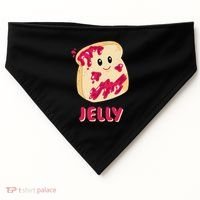 Couple Matching Jelly & Peanut Butter Halloween USA-Made Doggie Bandana thumb 0