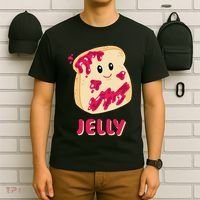 Couple Matching Jelly & Peanut Butter Halloween T-Shirt thumb 6