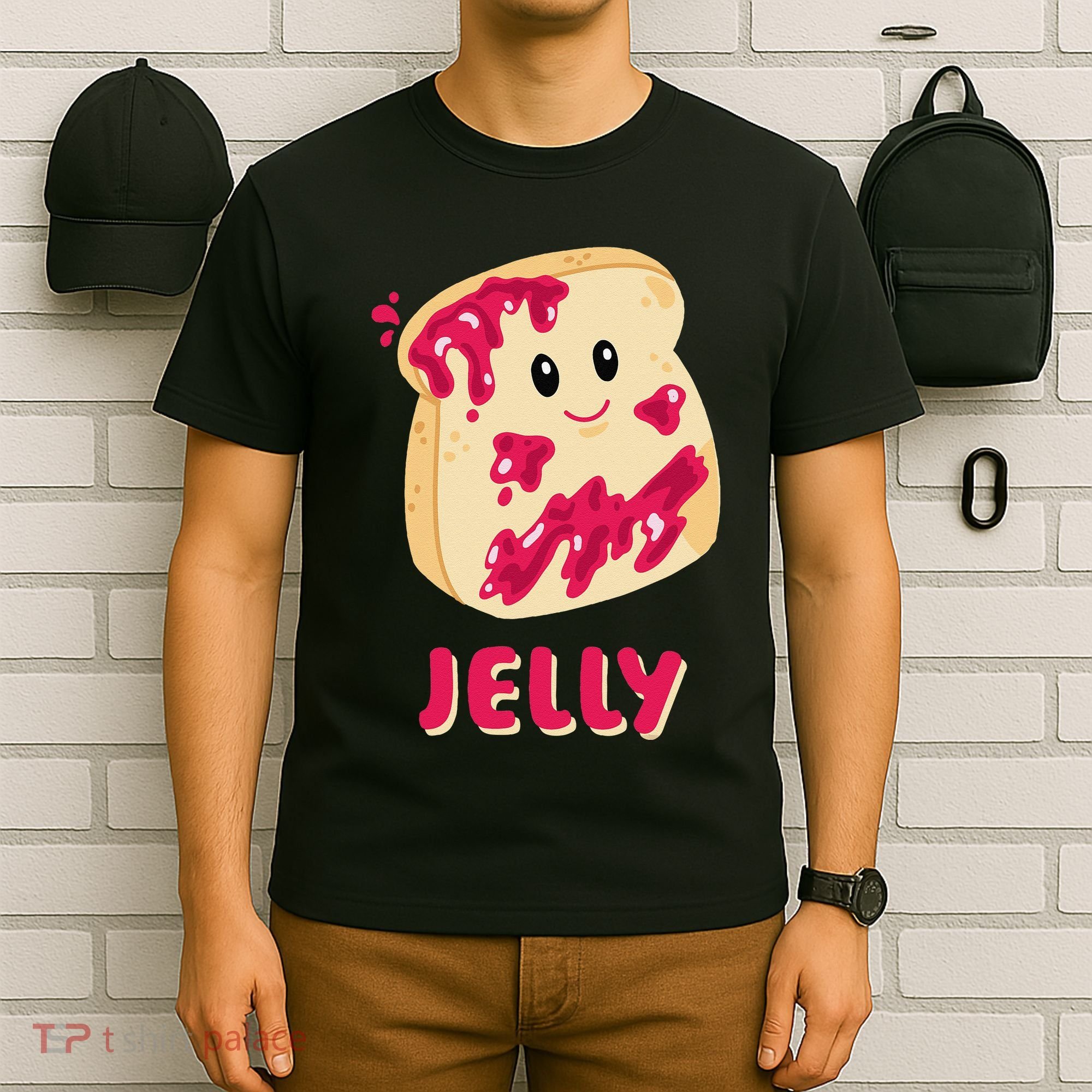 Couple Matching Jelly & Peanut Butter Halloween T-Shirt