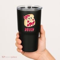 Couple Matching Jelly & Peanut Butter Halloween Tumbler thumb 2