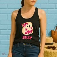 Couple Matching Jelly & Peanut Butter Halloween Women's Tank Top thumb 2