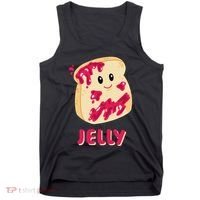 Couple Matching Jelly & Peanut Butter Halloween Tank Top thumb 0