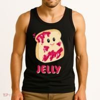 Couple Matching Jelly & Peanut Butter Halloween Tank Top thumb 3