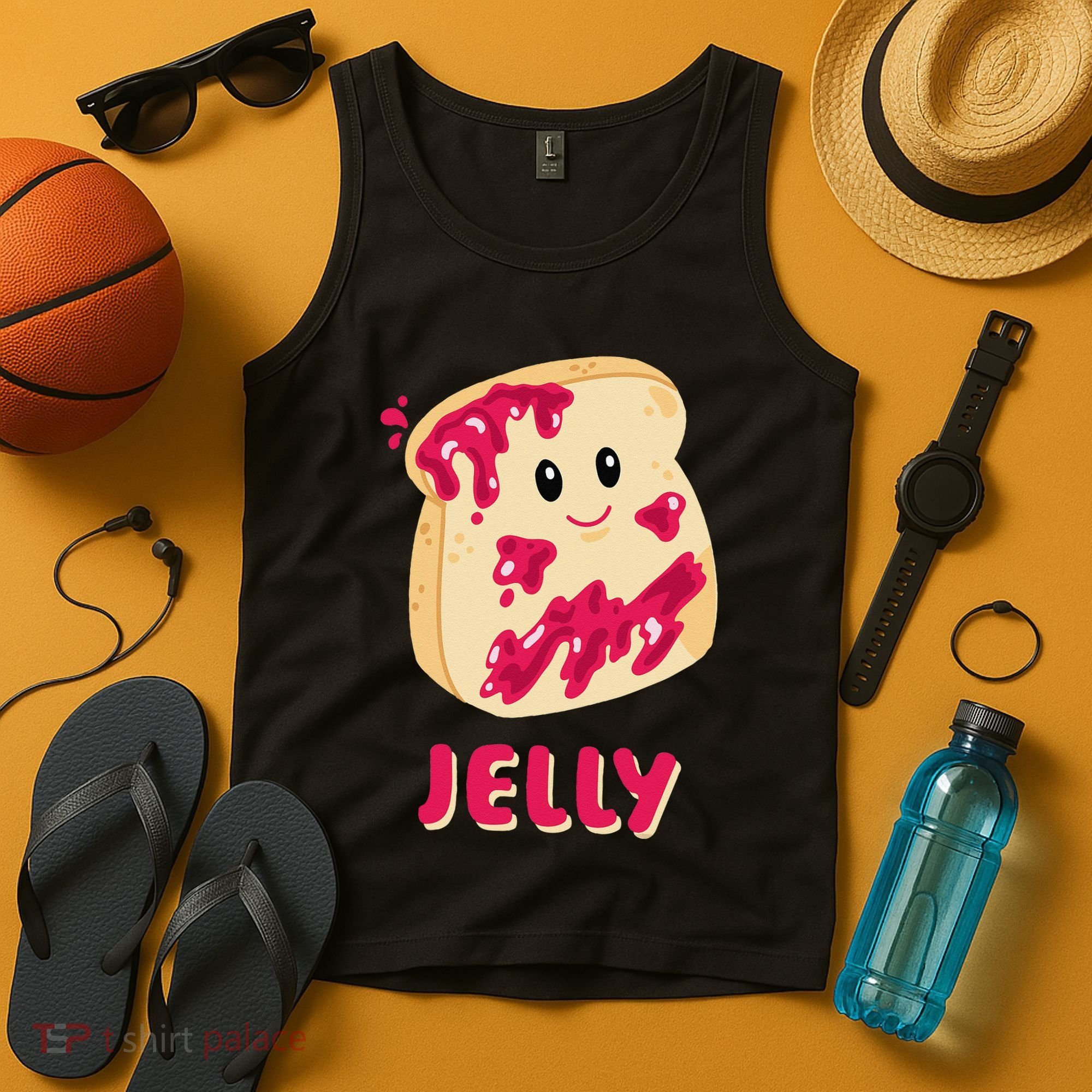 Couple Matching Jelly & Peanut Butter Halloween Tank Top