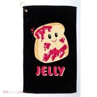 Couple Matching Jelly & Peanut Butter Halloween Golf Towel thumb 0