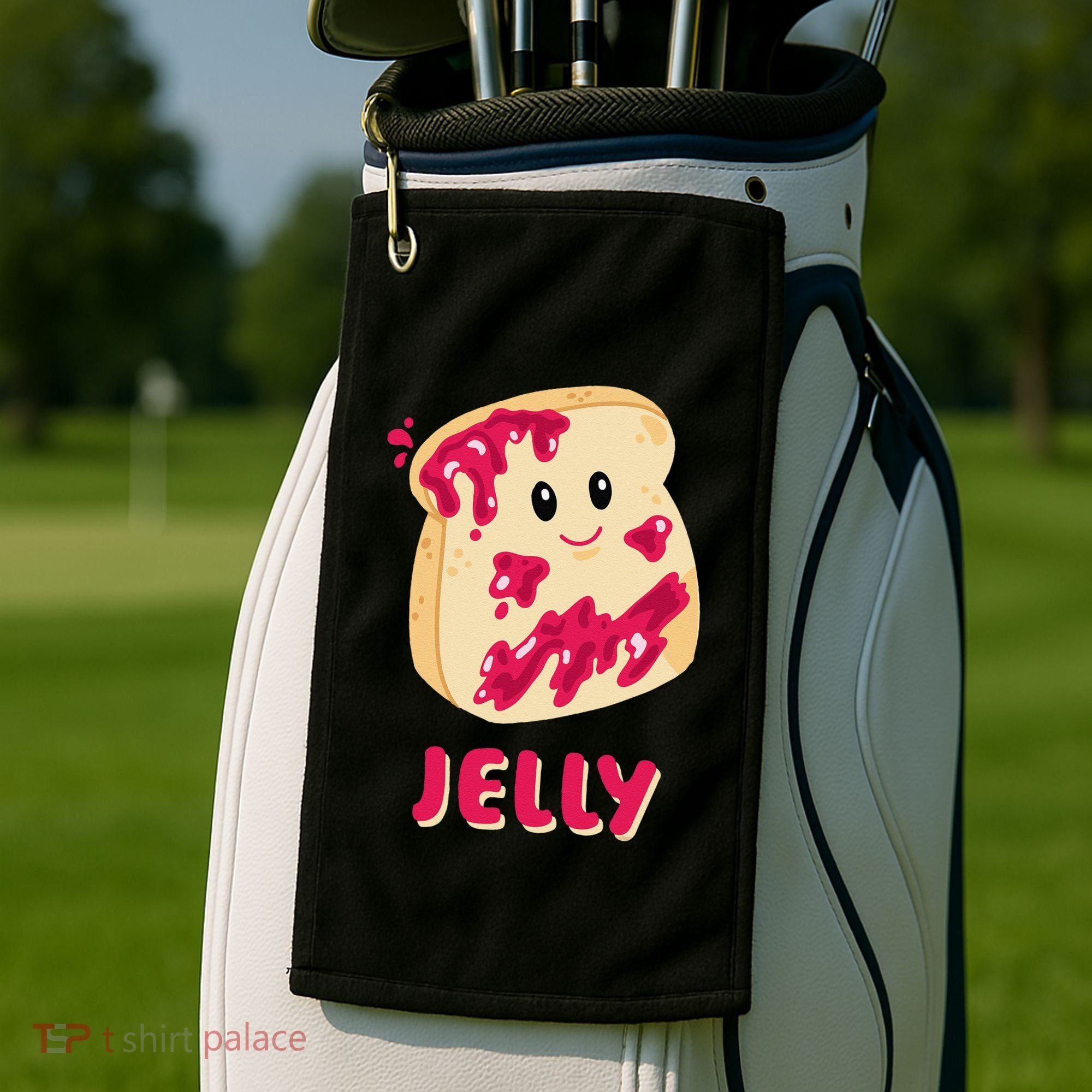 Couple Matching Jelly & Peanut Butter Halloween Golf Towel