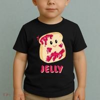Couple Matching Jelly & Peanut Butter Halloween Toddler T-Shirt thumb 2