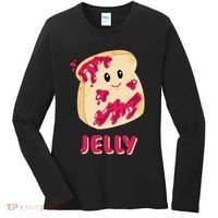 Couple Matching Jelly & Peanut Butter Halloween Women's Long Sleeve Shirt thumb 0