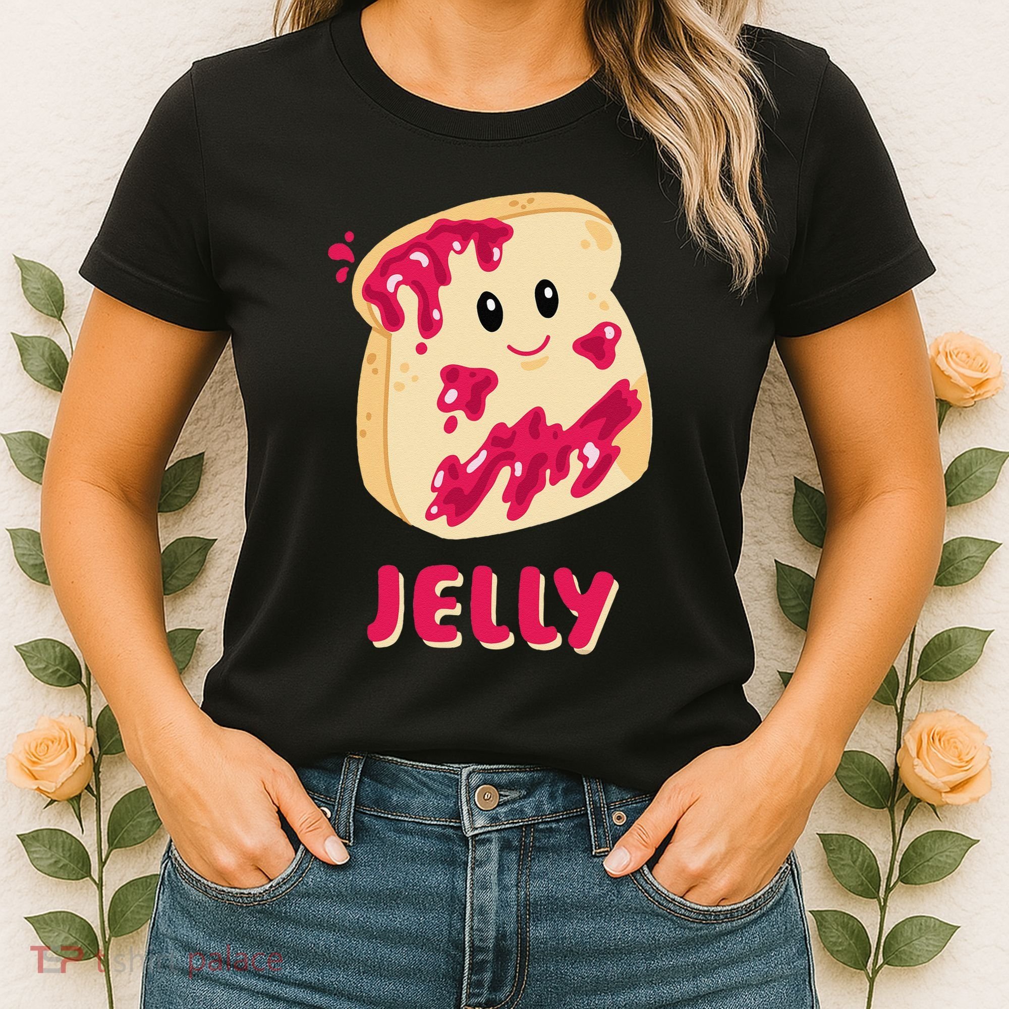 Couple Matching Jelly & Peanut Butter Halloween Women's T-Shirt