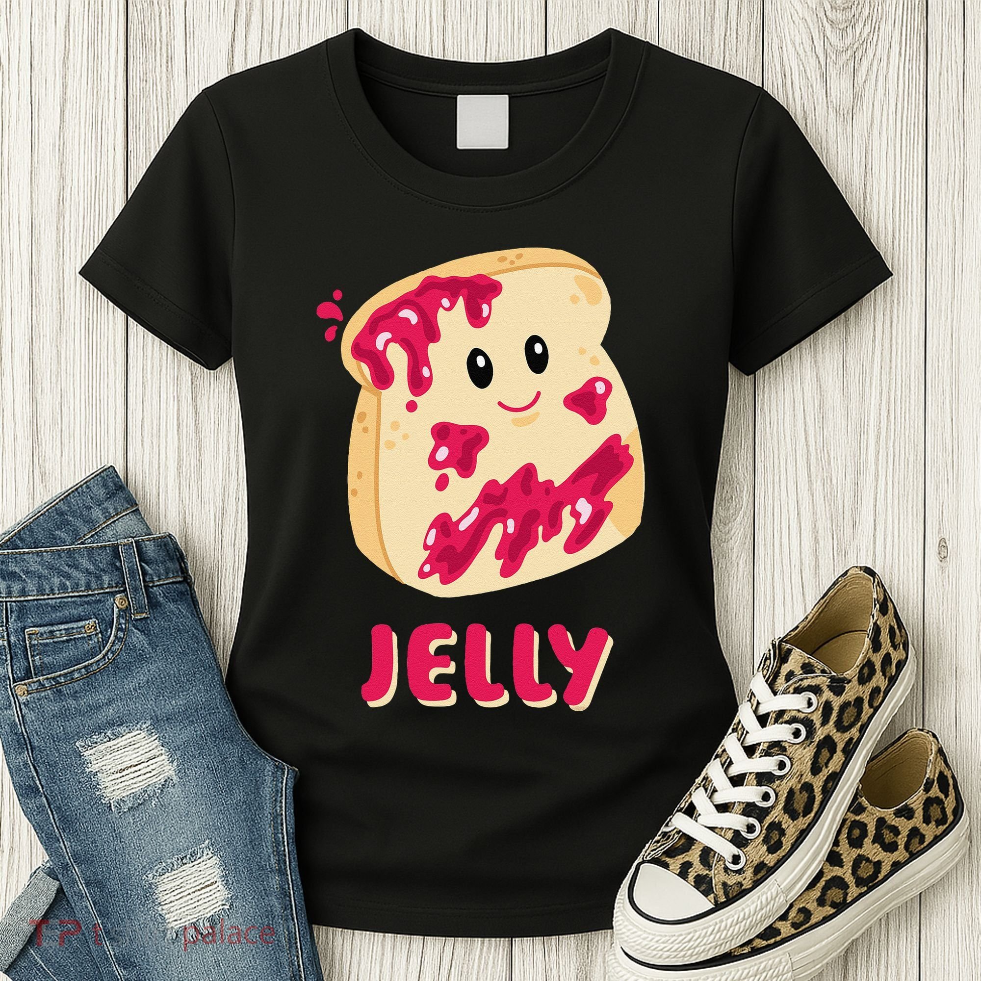 Couple Matching Jelly & Peanut Butter Halloween Women's T-Shirt