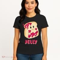 Couple Matching Jelly & Peanut Butter Halloween Women's T-Shirt thumb 4