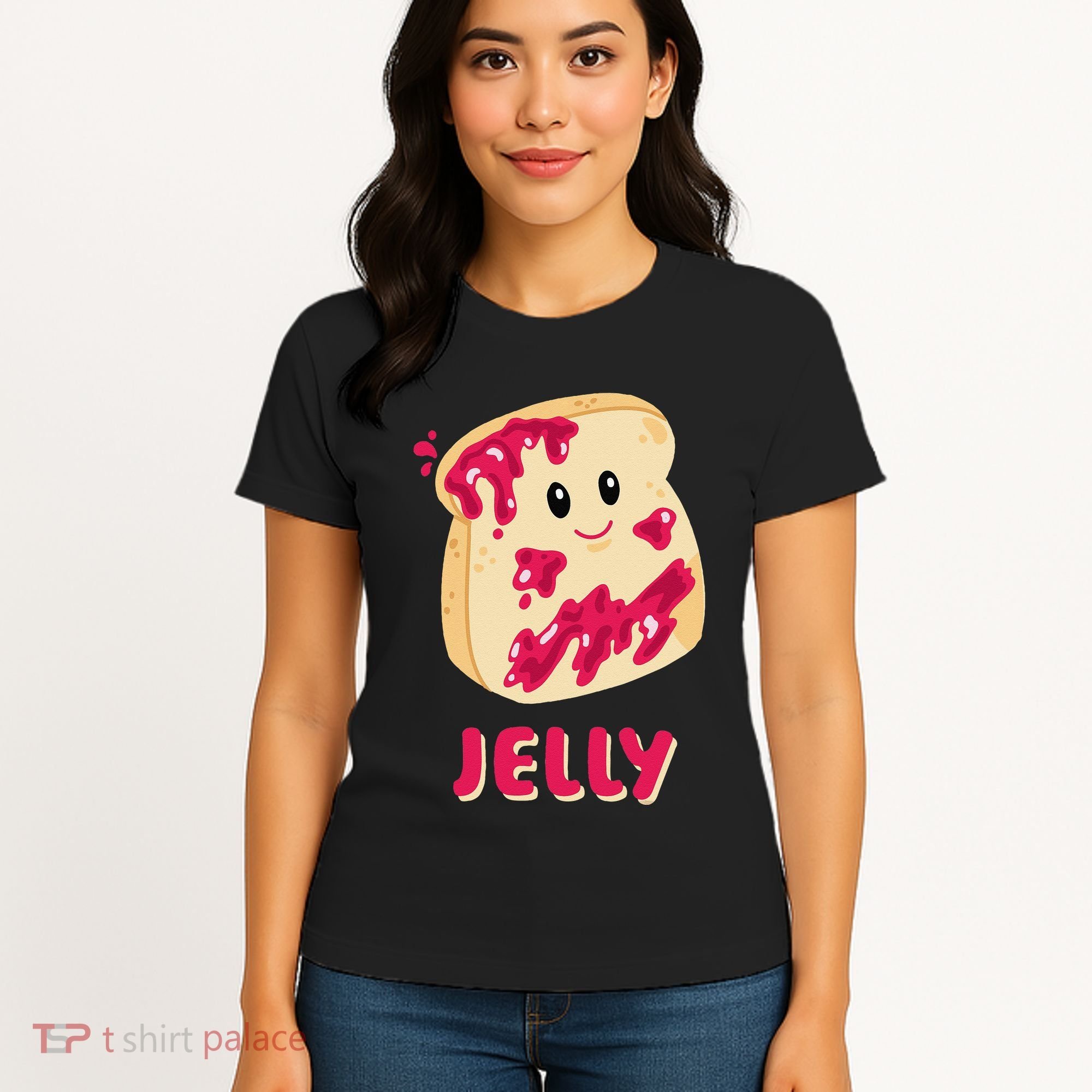 Couple Matching Jelly & Peanut Butter Halloween Women's T-Shirt