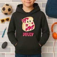 Couple Matching Jelly & Peanut Butter Halloween Kids Hoodie thumb 2