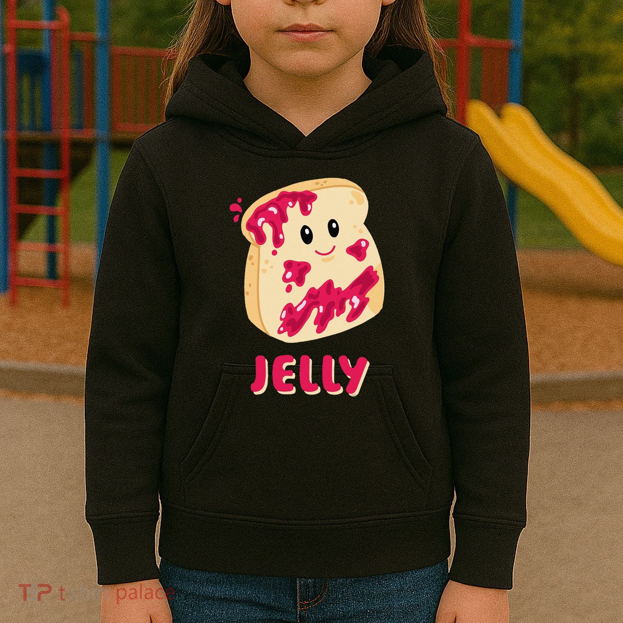 Couple Matching Jelly & Peanut Butter Halloween Kids Hoodie
