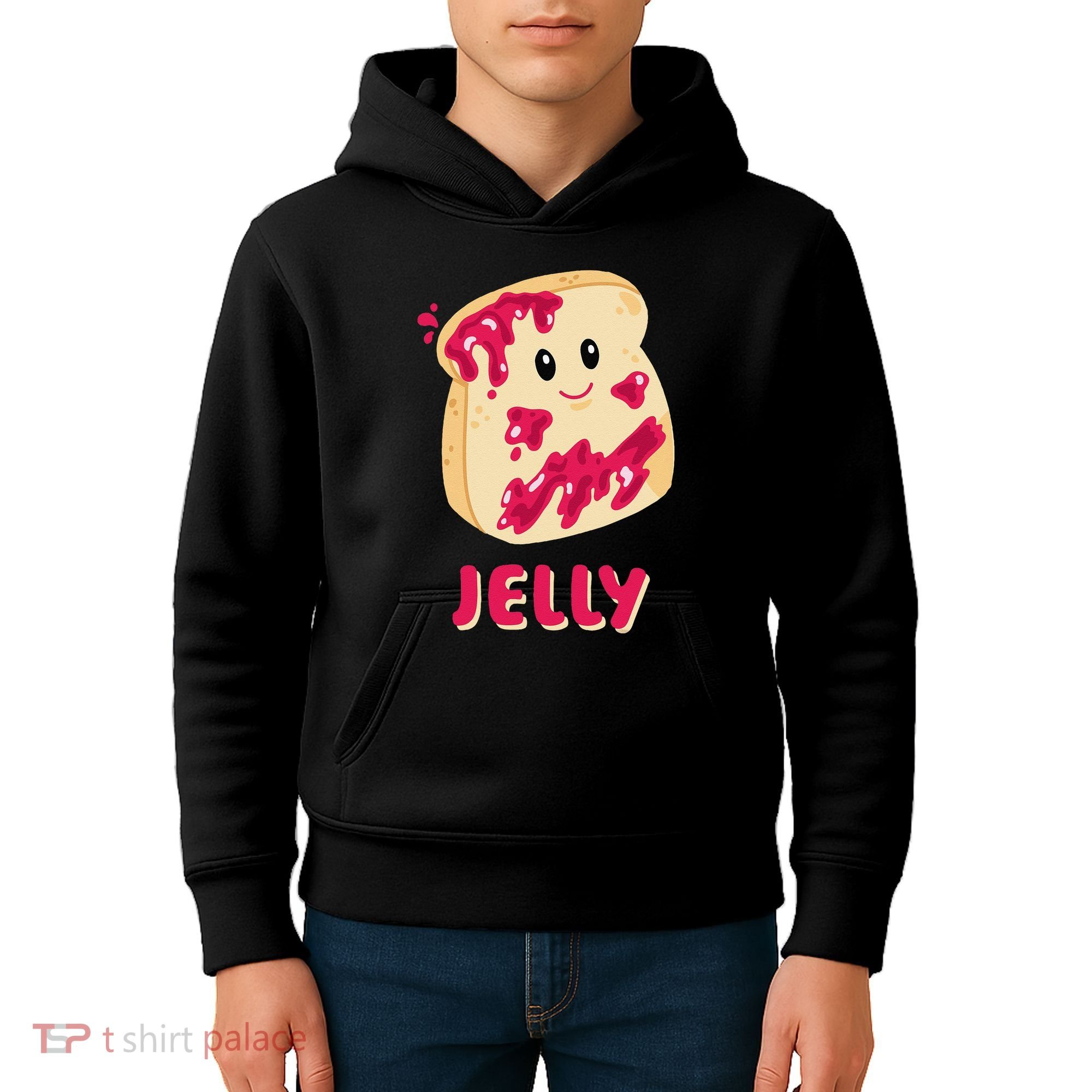 Couple Matching Jelly & Peanut Butter Halloween Kids Hoodie