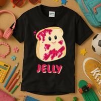 Couple Matching Jelly & Peanut Butter Halloween Kids T-Shirt thumb 3
