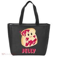 Couple Matching Jelly & Peanut Butter Halloween Tote Bag thumb 0