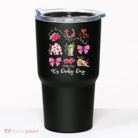 Coquette Mint Julep Big Hat Derby Horse Racing Women Tumbler thumb 0