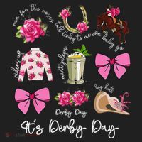 Coquette Mint Julep Big Hat Derby Horse Racing Women Tumbler thumb 3