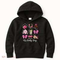 Coquette Mint Julep Big Hat Derby Horse Racing Women Kids Hoodie thumb 0