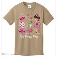 Coquette Mint Julep Big Hat Derby Horse Racing Women Kids T-Shirt thumb 0