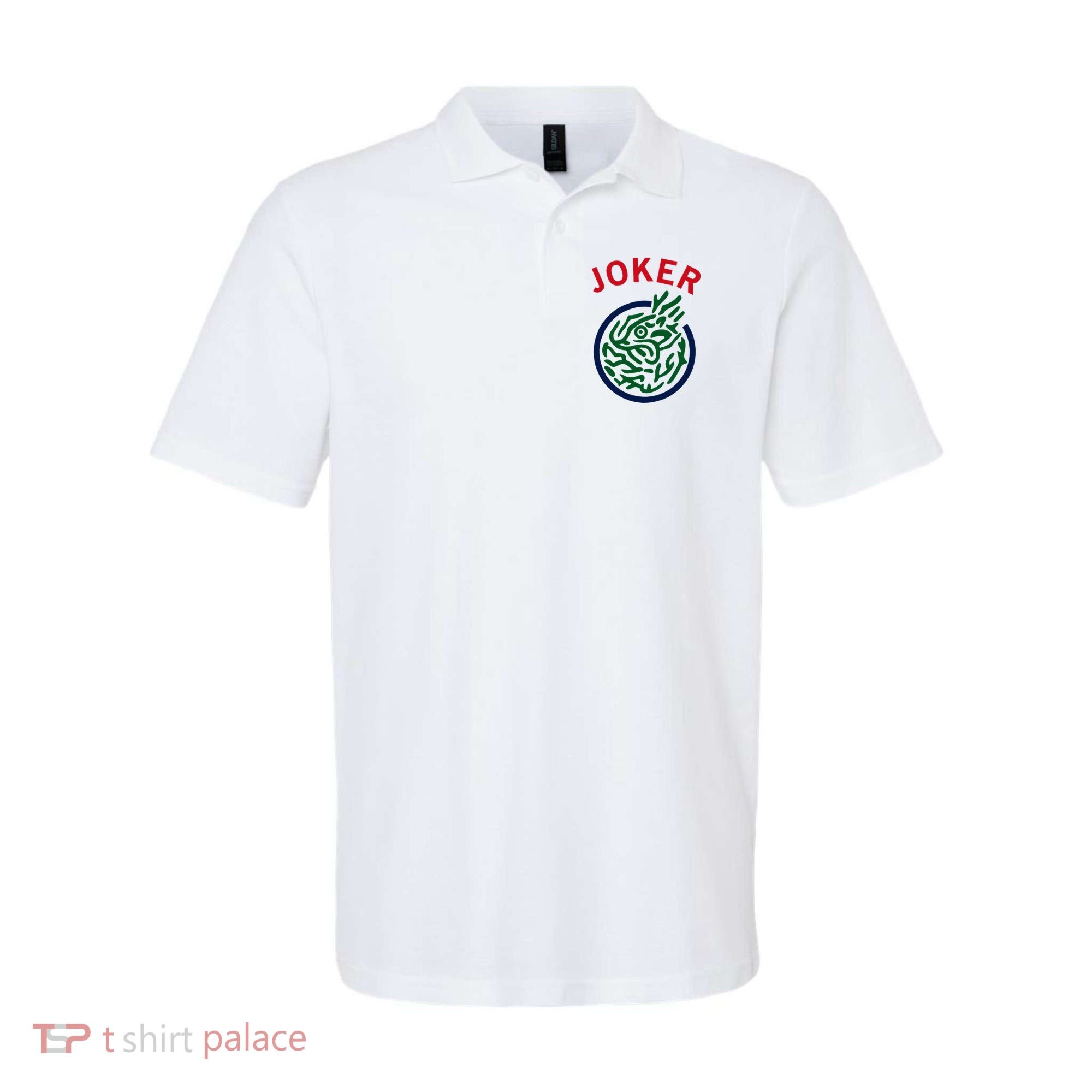 Chinese Mah Jong Joker Tile Mahjong Costume Polo
