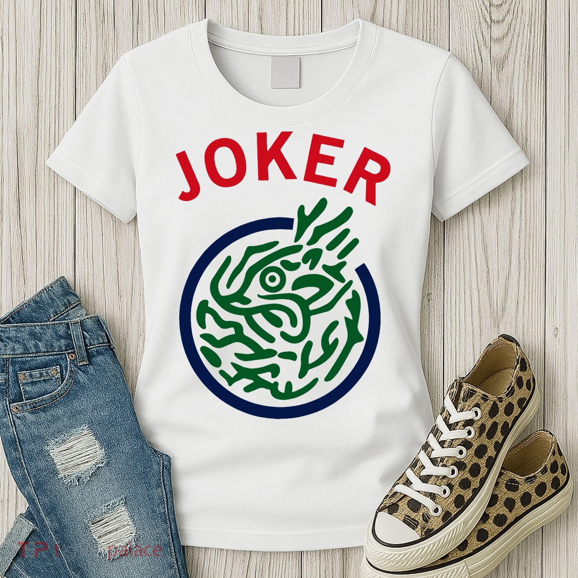 Chinese Mah Jong Joker Tile Mahjong Costume Women's T-Shirt
