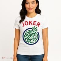Chinese Mah Jong Joker Tile Mahjong Costume Women's T-Shirt thumb 4