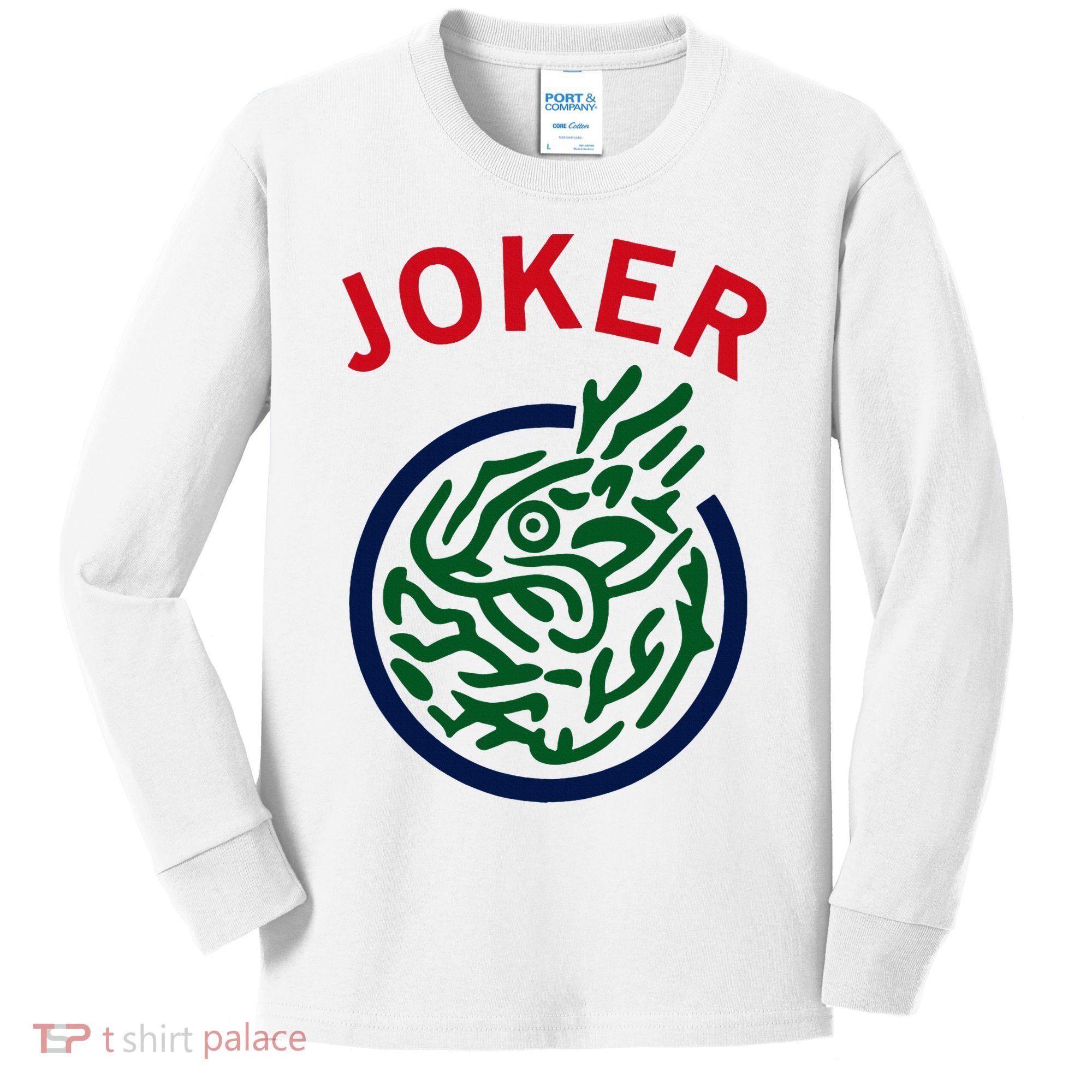 Chinese Mah Jong Joker Tile Mahjong Costume Kids Long Sleeve Shirt