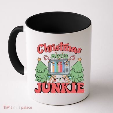 Christmas Movie Junkie Coffee Mug
