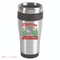 Christmas Movie Junkie 16oz Travel Tumbler thumb 0