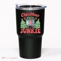 Christmas Movie Junkie Tumbler thumb 0