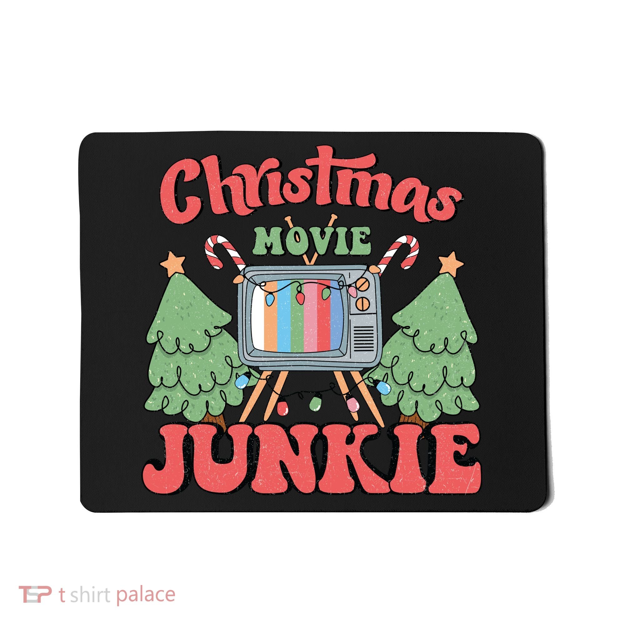 Christmas Movie Junkie Mousepad