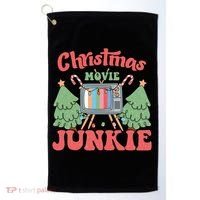 Christmas Movie Junkie Golf Towel thumb 0