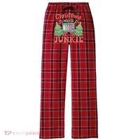 Christmas Movie Junkie Women's Flannel Plaid Pajama Pants thumb 0