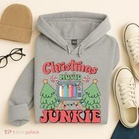 Christmas Movie Junkie Hoodie thumb 4