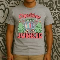 Christmas Movie Junkie T-Shirt thumb 3